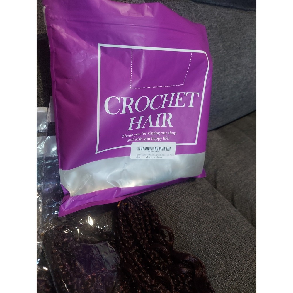 7 Black Goddess Faux Locs Crochet Hair Extensions Curly Ends Dreadlocks‎ Hair